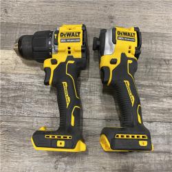 AS-IS DEWALT ATOMIC 20V MAX Lithium-Ion Cordless 2-Tool Combo Kit