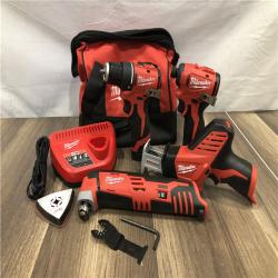 AS-IS Milwaukee 12V Lithium-Ion Brushless Cordless Subcompact Drill and Impact Driver Kit