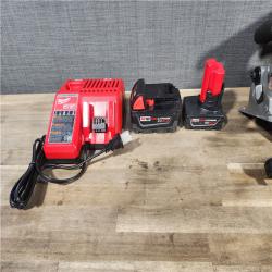 HOUSTON LOCATION - AS-IS MILWAUKEE 4 TOOL COMBO KIT W/ (2) BATTERY & CHARGER