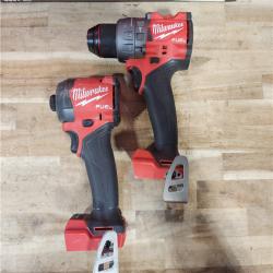HOUSTON LOCATION - AS-IS Milwaukee FUEL 18V Lithium-Ion Brushless Cordless Hammer Drill and Impact Driver Combo Kit