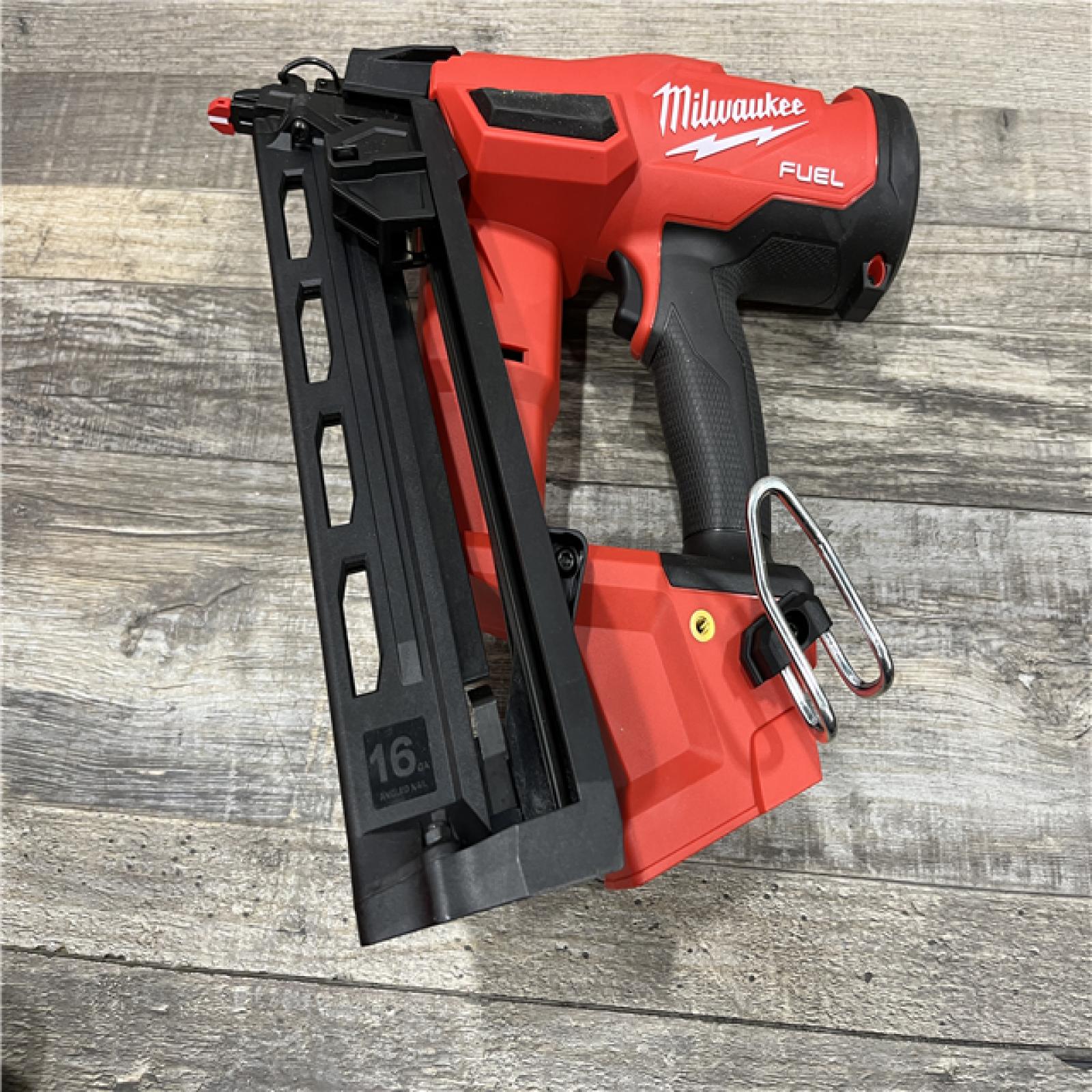 AS-IS Milwaukee FUEL 18-Volt Lithium-Ion Brushless Cordless Gen II 16-Gauge Angled Finish Nailer (Tool-Only)