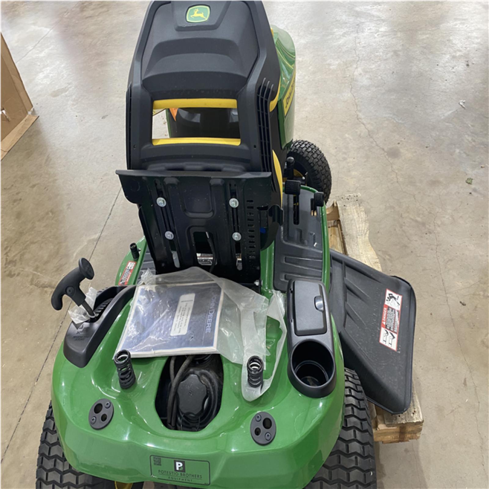 Houston Location - AS-IS Outdoor Power Equipment JOHN DEERE S120 SIT DOWN MOWER