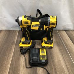 AS-IS DEWALT ATOMIC 20-Volt MAX Lithium-Ion Cordless Combo Kit