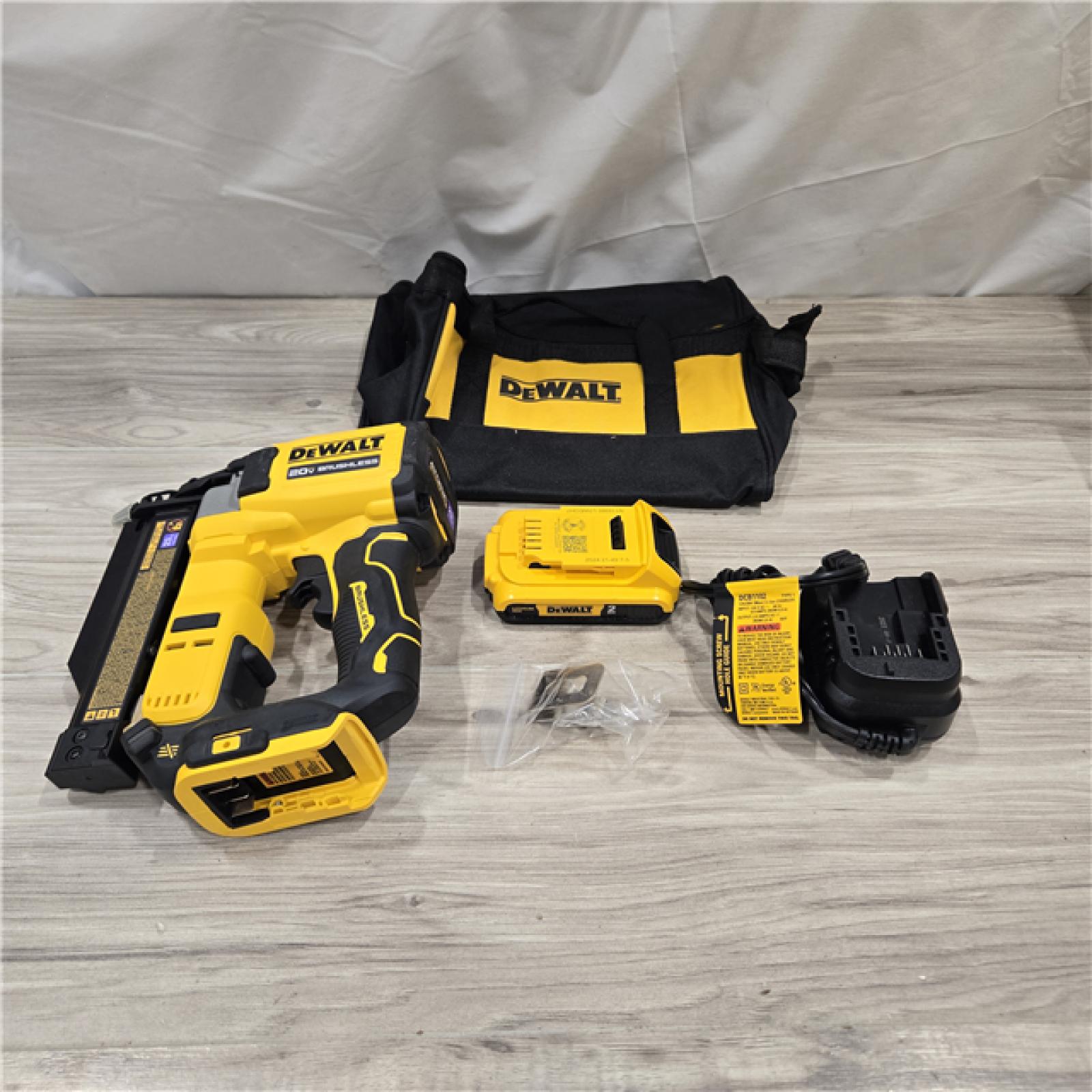 AS-IS DeWalt DCN623D1 20V MAX Atomic Compact Cordless Pin Nailer Kit