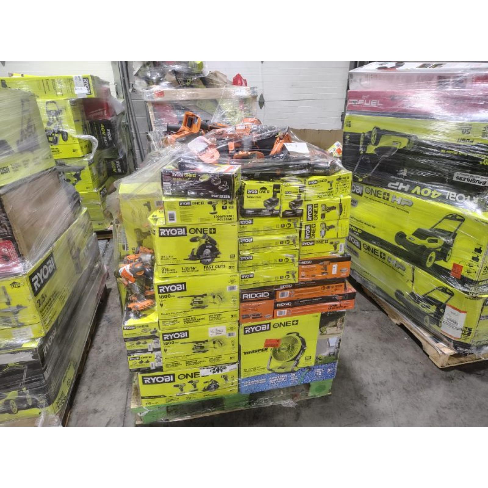 Pittston Location As-Is Power Tools Partial Truckload (10 Pallets) 8211-B