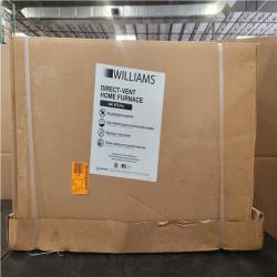 Phoenix NEW Williams Direct-Vent Gravity Wall Heater 14 000 BTUH  65% AFUE  Natural Gas Furnace