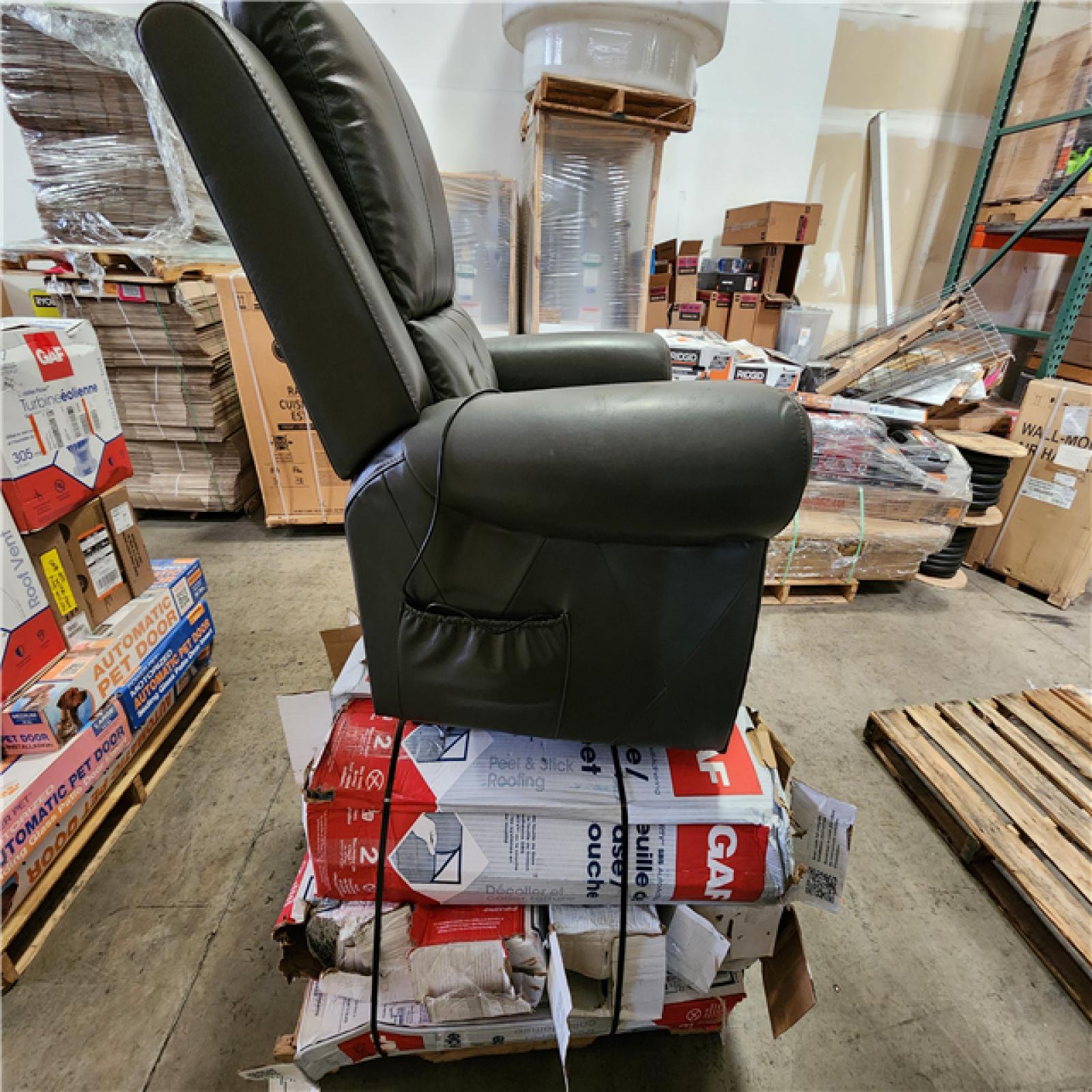 Phoenix AS-IS Mixed Electric Recliner chair and SBS Self-Adhering Base Sheet Rolls (36 Rolls) Pallet