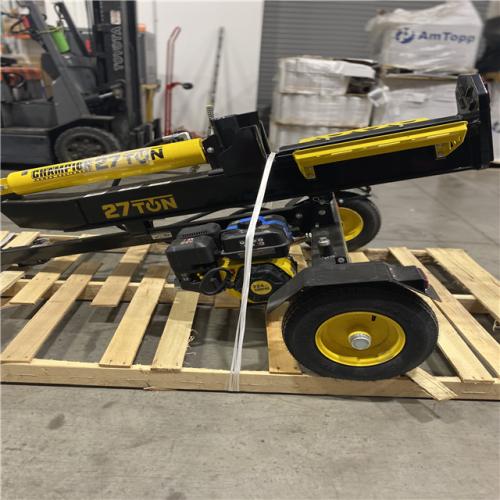 Dallas Location - As-Is  Champion Power Equipment 27 Ton 224 cc Gas Wood Log Splitter