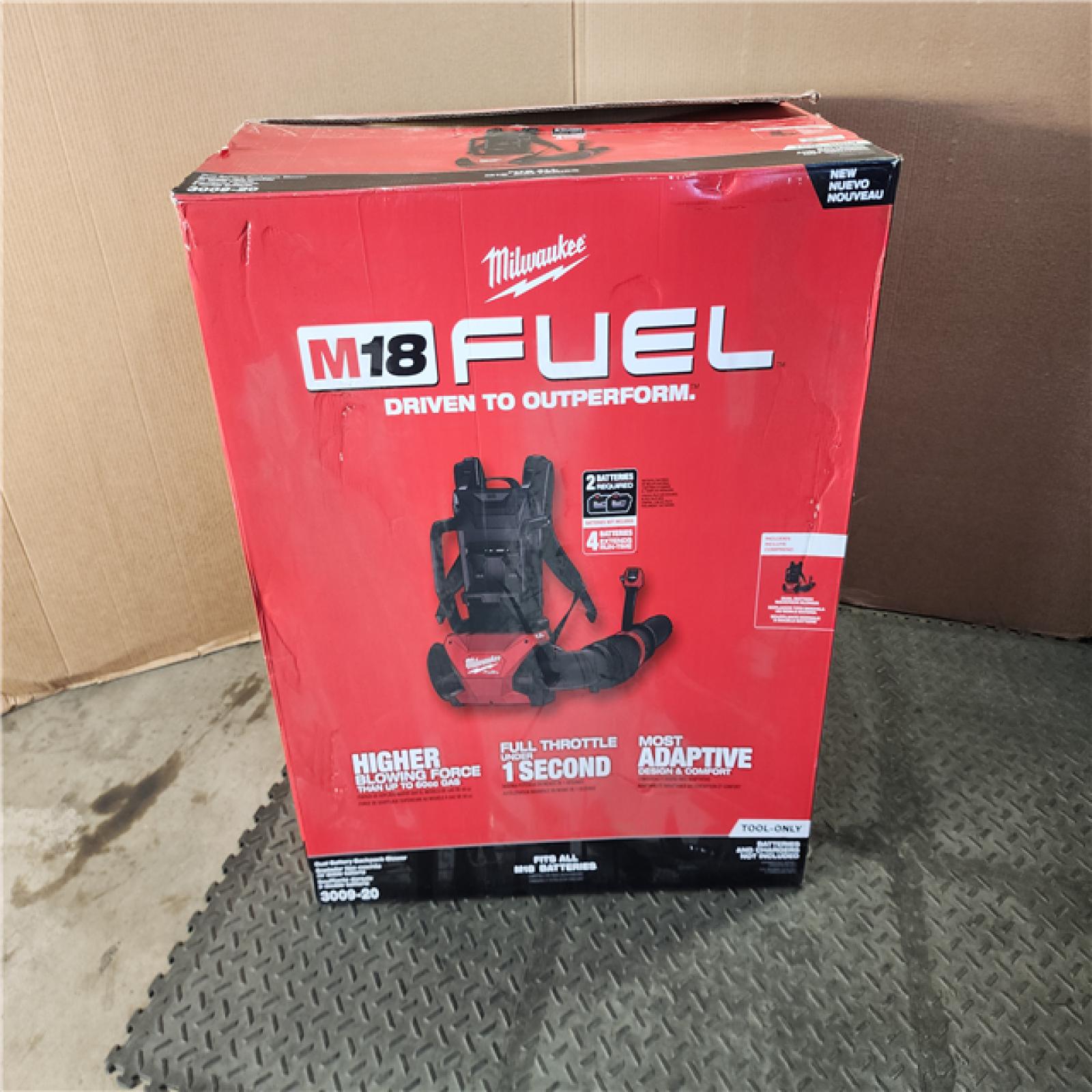 HOUSTON LOCATION - AS-IS M18 FUEL 155 MPH 650 CFM 18-Volt Lithium-Ion Brushless Cordless Dual Battery Backpack Blower (Tool Only)