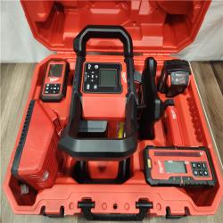 AS-IS- M18 4000 Ft. Red Exterior Dual Slope Rotary Laser Level Kit with Receiver and Remote