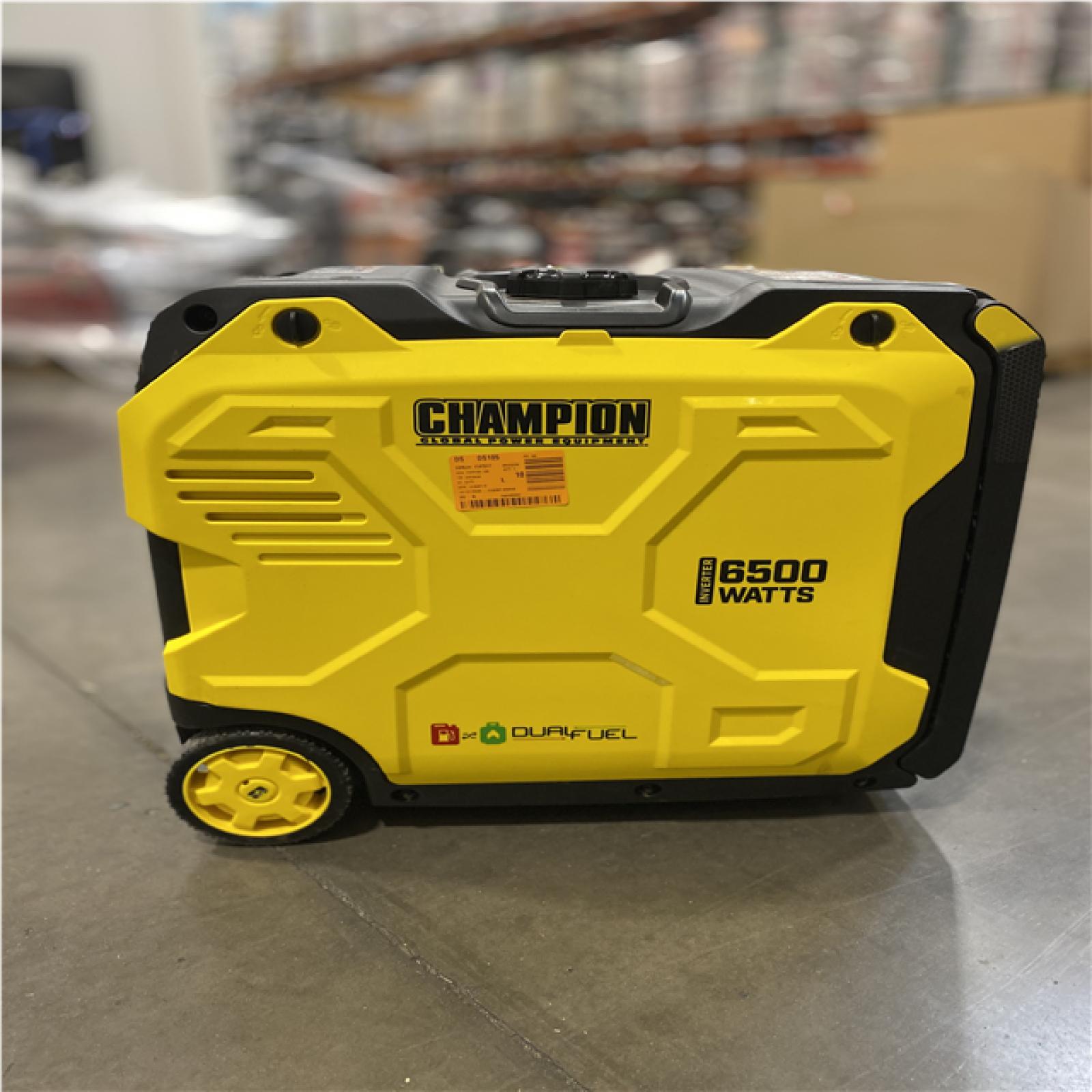 Dallas Location - As-Is Champion 201532 6500W Dual Fuel Inverter Generator