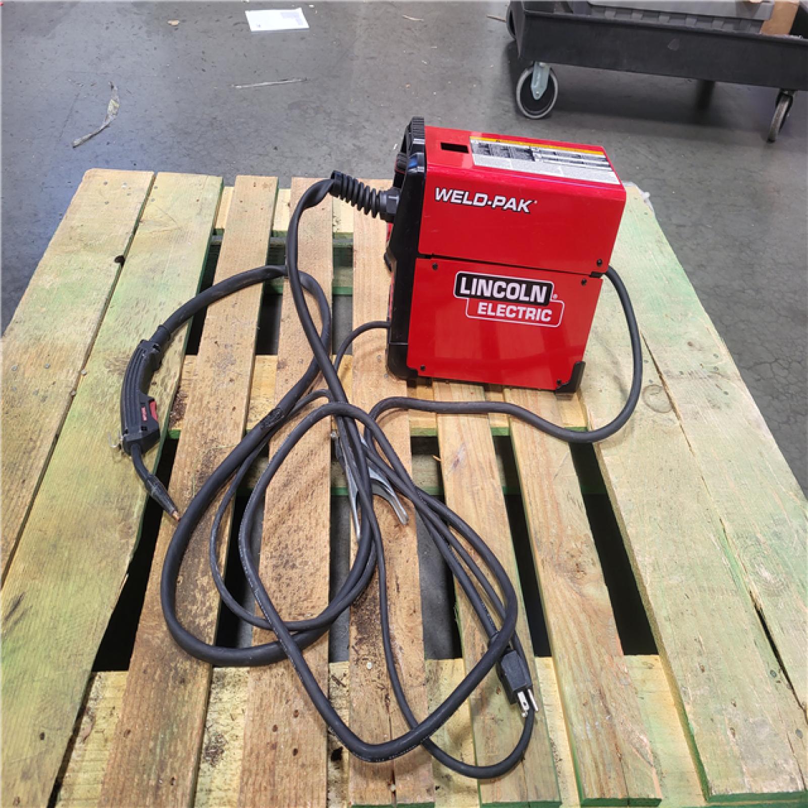 CALIFORNIA AS-IS OUTDOOR POWER LINCOLN ELECTRIC WELDER EQUIPMENT