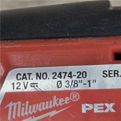AS-IS Milwaukee M12 12-Volt Lithium-Ion Cordless PEX Expansion Tool Kit