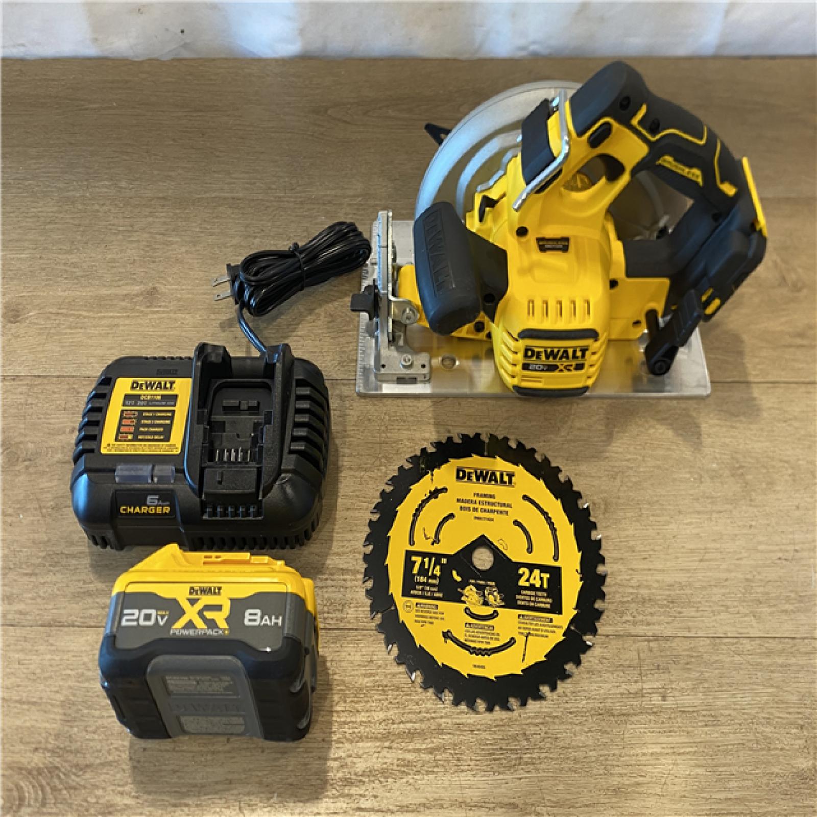 AS-IS DEWALT 20V MAX Lithium-Ion 7-1/4 in. Cordless Circular Saw Kit