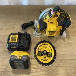 AS-IS DEWALT 20V MAX Lithium-Ion 7-1/4 in. Cordless Circular Saw Kit