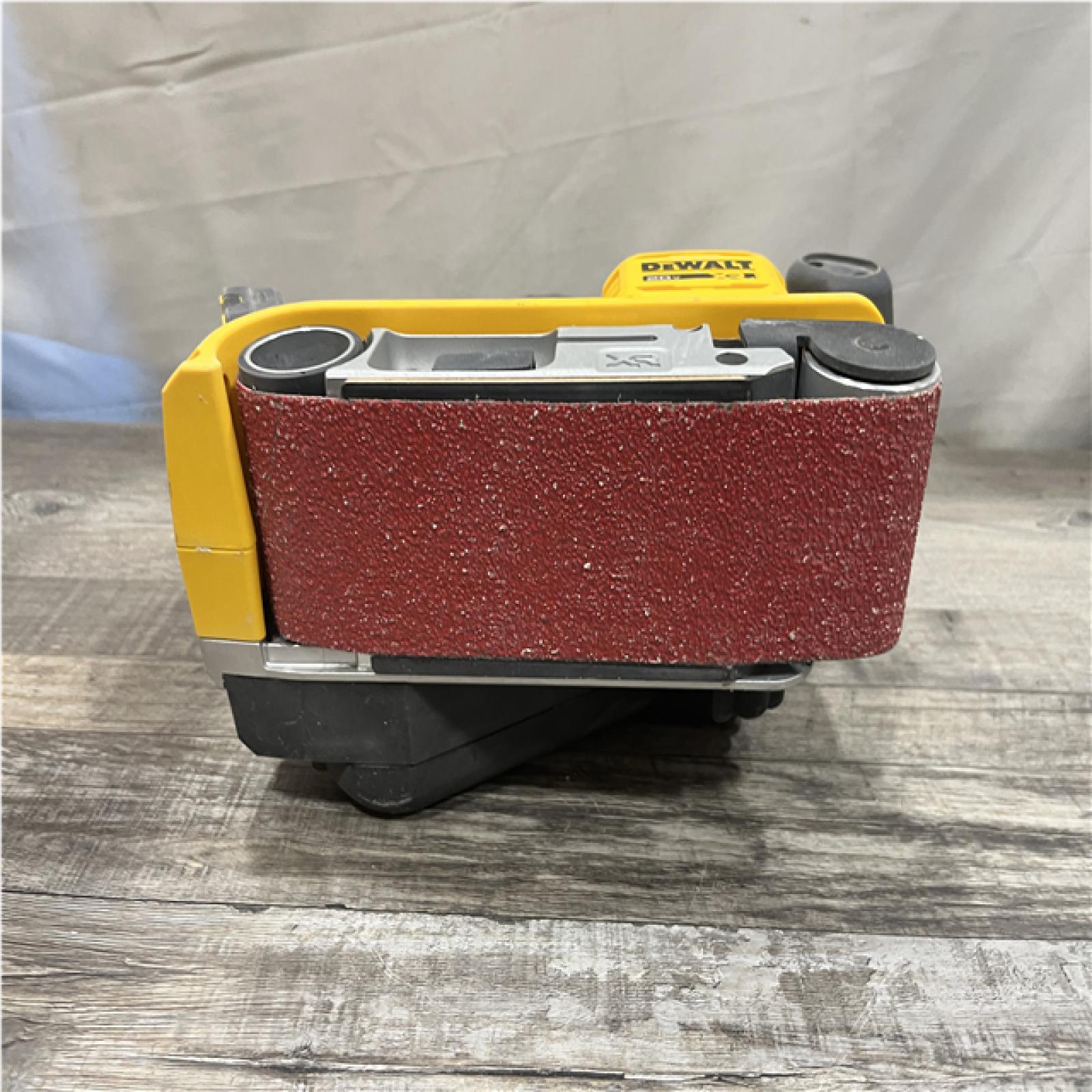 AS-IS DEWALT 20V MAX* XR Brushless Cordless Belt Sander (Tool-Only)