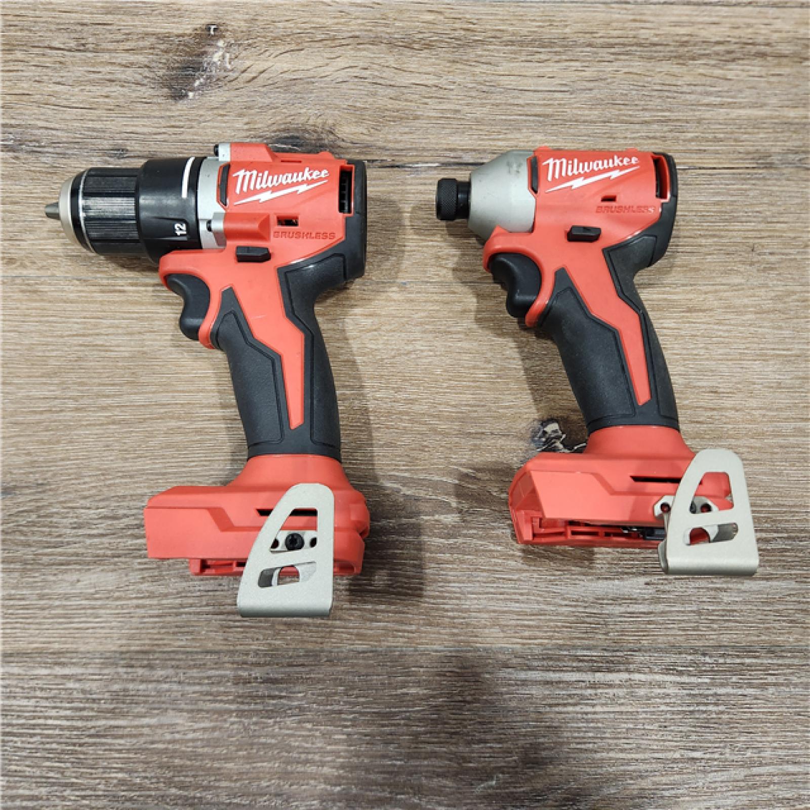 AS-IS Milwaukee M18 Brushed Cordless (2-Tool) Combo Kit
