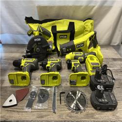 AS-IS RYOBI ONE+ 18V Cordless 6-Tool Combo
