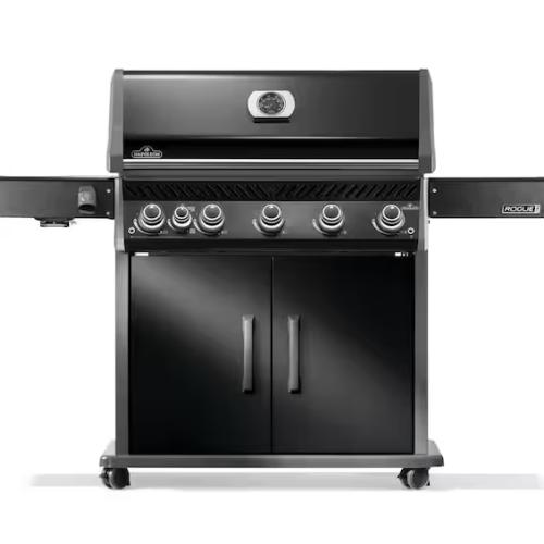 DALLAS LOCATION - NAPOLEON Rogue PRO 625 5-Burner Propane Gas Grill in Black with Infrared Side Burner