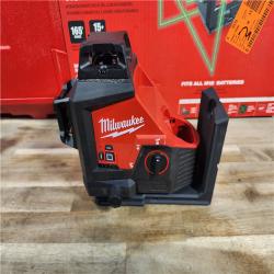 HOUSTON LOCATION - AS-IS Milwaukee-3632-21 M12 Green Beam Laser 360Â° 3-Plane Kit