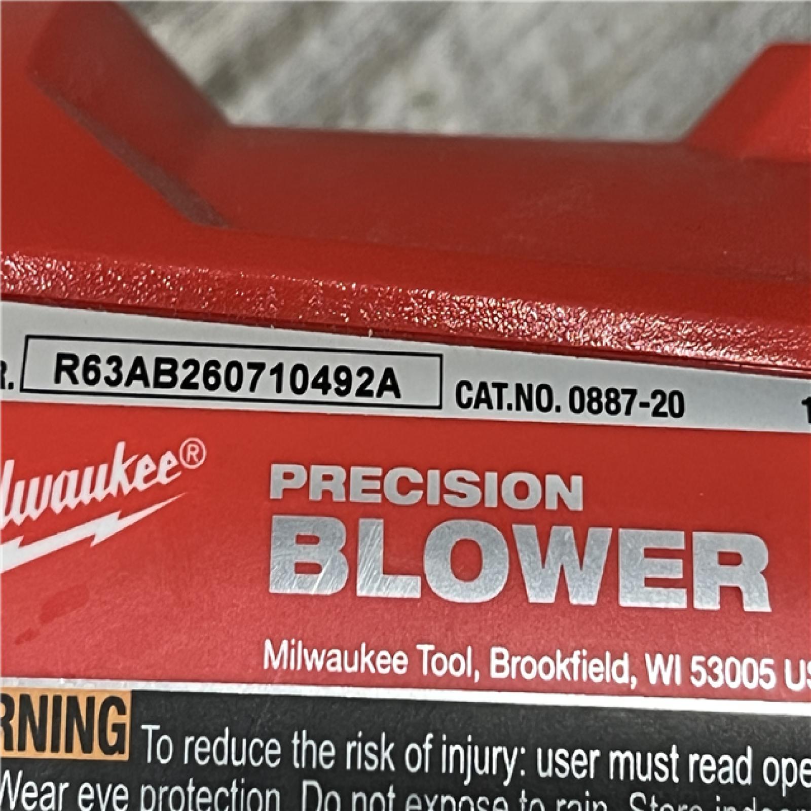 AS-IS Milwaukee 18V Lithium-Ion 570 MPH Brushless Cordless Precision Blower (Tool-Only)