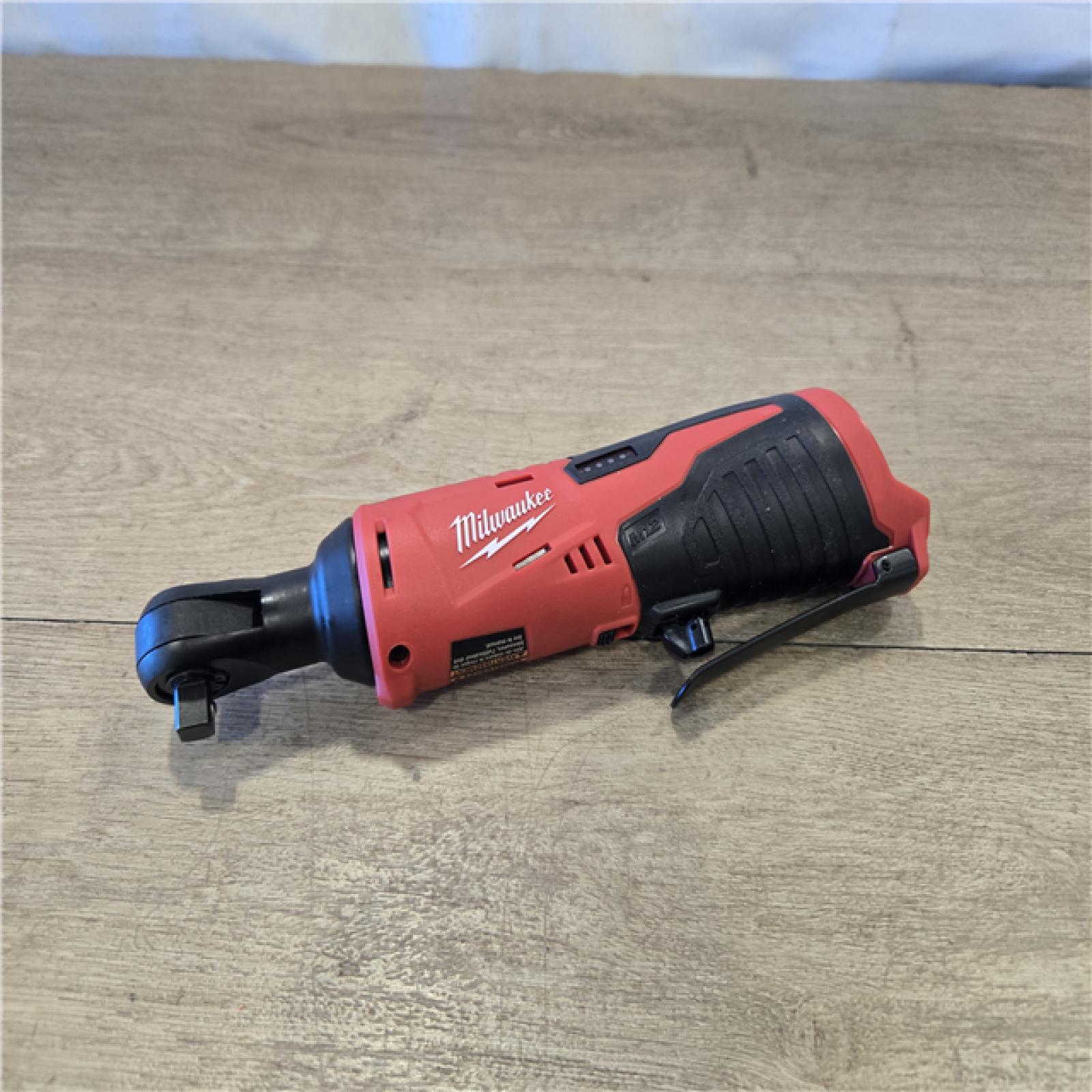 AS-IS Milwaukee 12V Lithium-Ion Cordless 3/8 in. Ratchet (Tool-Only)
