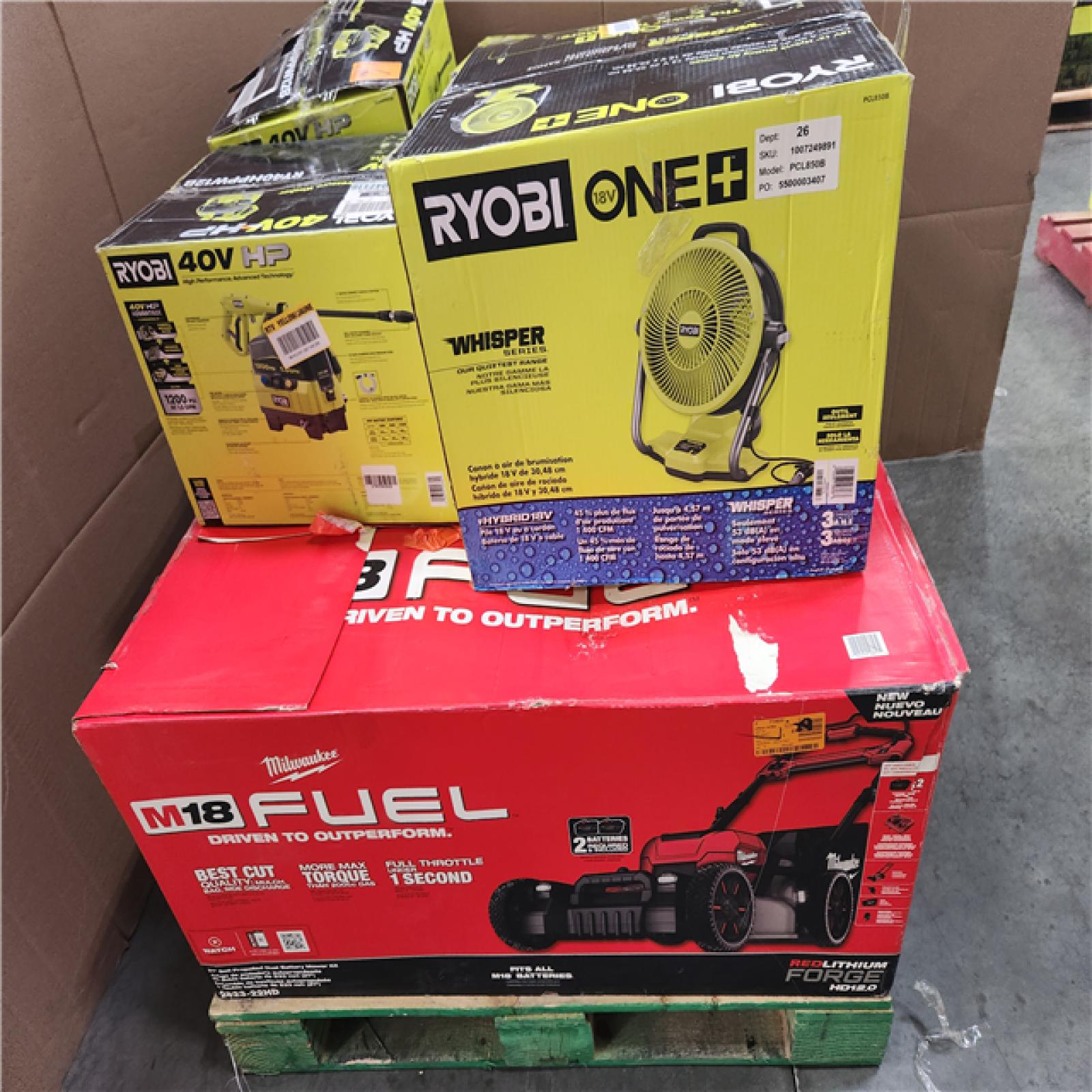 CALIFORNIA AS-IS TOOL PALLET
