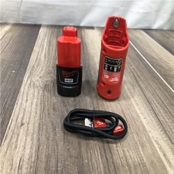 AS-IS Men's Large M12 12-Volt Lithium-Ion Cordless Tough Shell Black Heated Jacket with