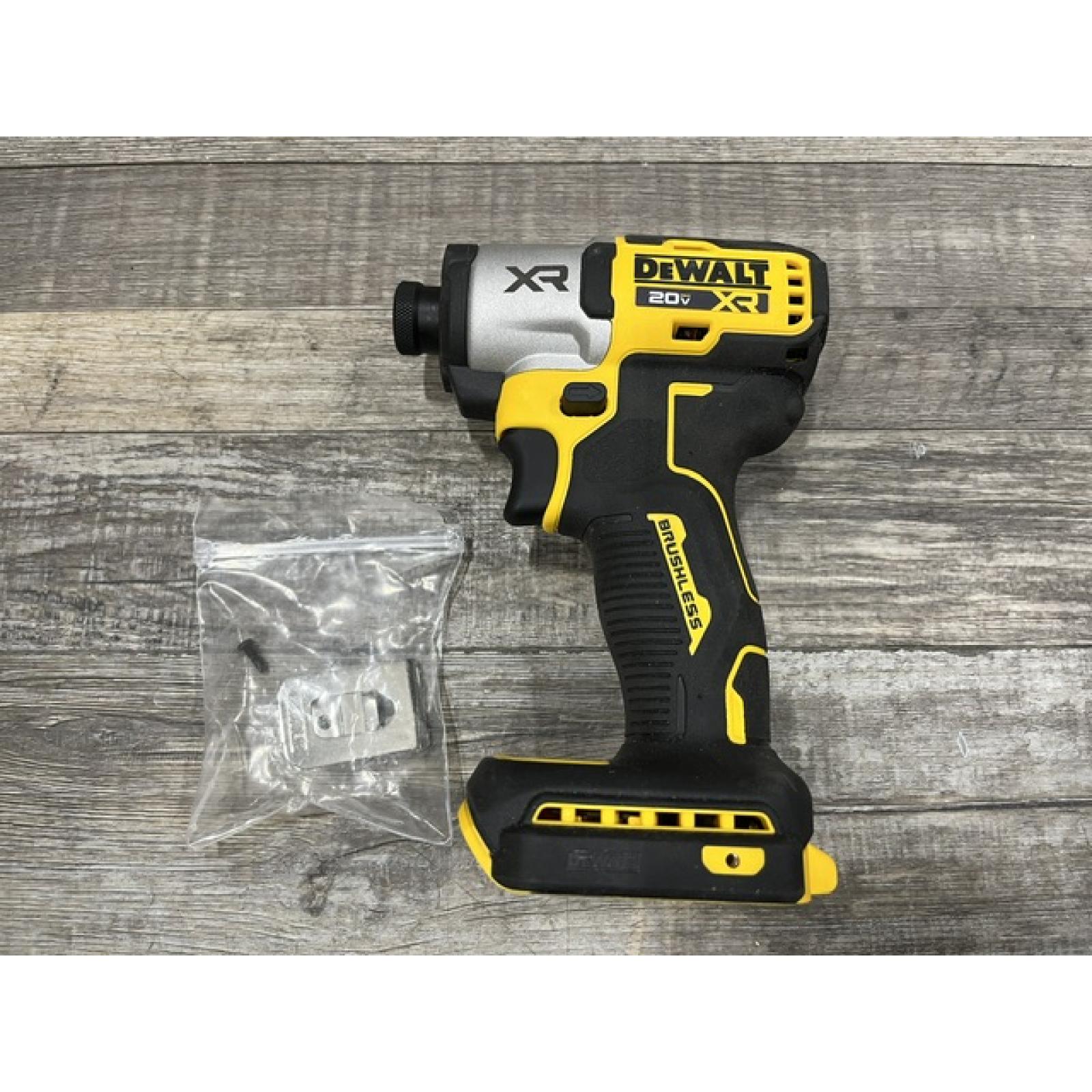 AS-IS DEWALT 20-Volt Maximum XR Cordless Brushless 1/4 in. 3-Speed Impact Driver (Tool-Only)