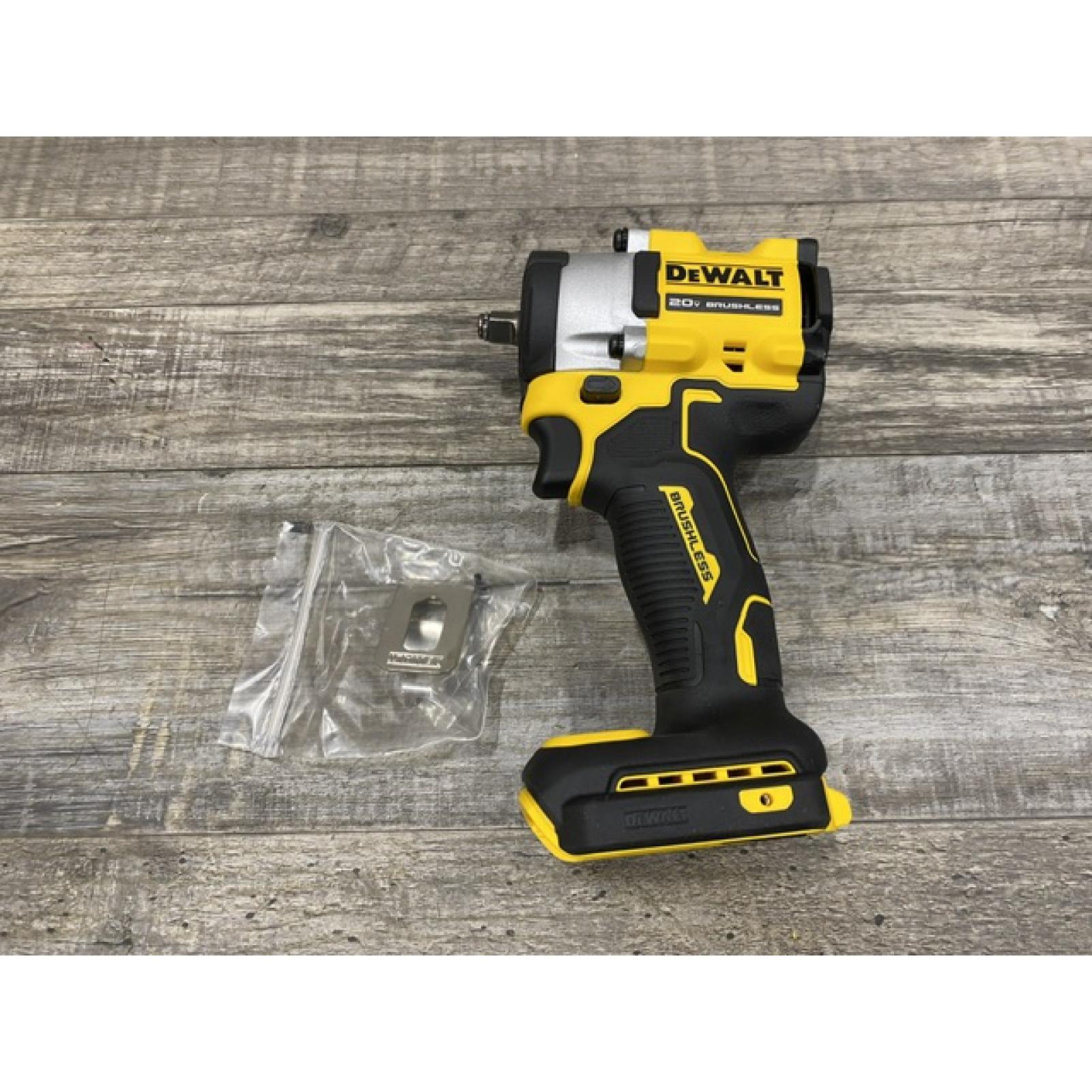 AS-IS DEWALT ATOMIC 20V MAX Cordless Brushless 3/8 in.Variable Speed Impact Wrench (Tool Only)