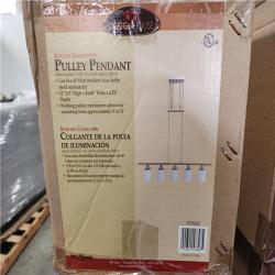 Phoenix Location Design House Aveline 5-Light Satin Nickel Pulley Pendant Pallet (18 Total)