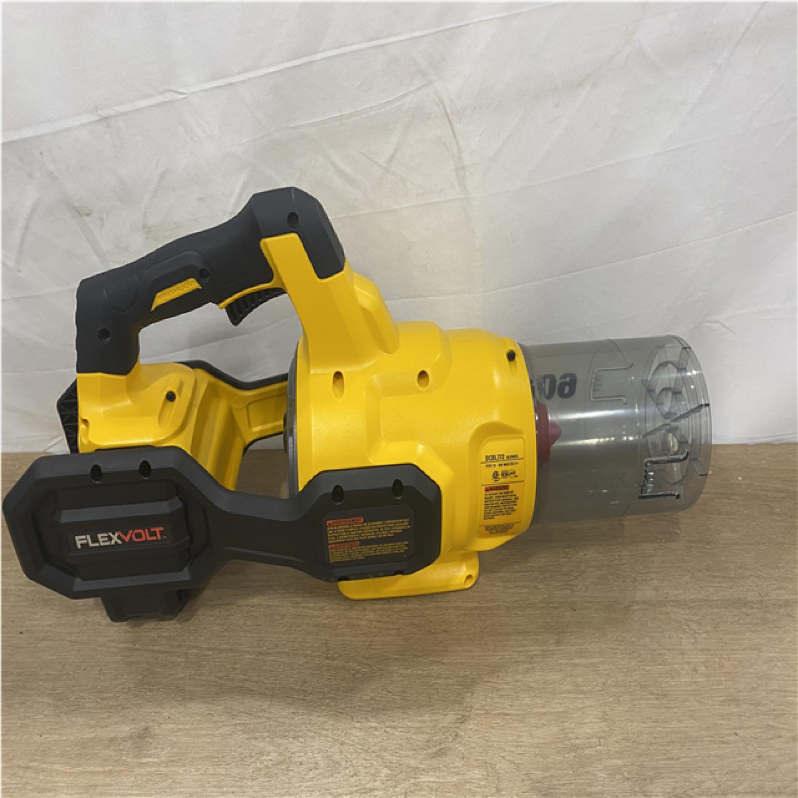AS-IS DEWALT FLEXVOLT 60V MAX 125 MPH 600 CFM Brushless Cordless Battery Powered Blower (Tool Only)