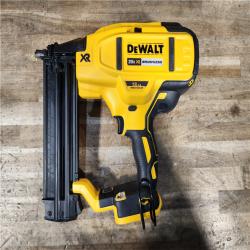 HOUSTON LOCATION - AS-IS DEWALT 20V MAX XR Lithium-Ion Electric Cordless 18-Gauge Brad Nailer (Tool Only)