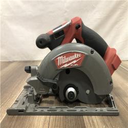 AS-IS Milwaukee FUEL 18V Lithium-Ion Brushless Cordless 6-1/2 in. Circular Saw (Tool-Only)