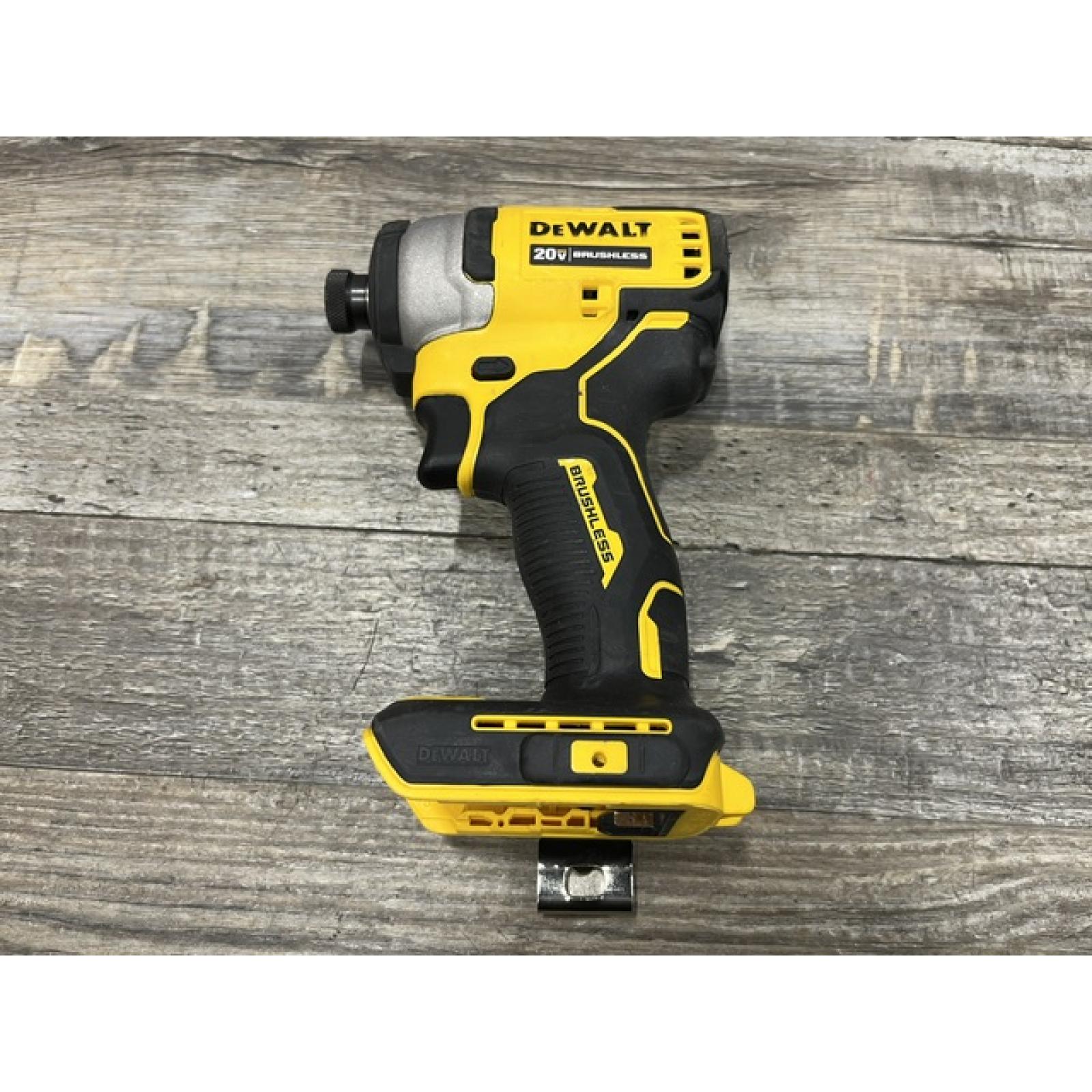AS-IS DEWALT Atomic 20V Max Lithium-Ion Brushless Cordless Compact 1/4 in. Impact Driver Kit