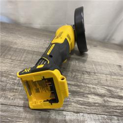AS-IS DEWALT 20V MAX XR Cordless Brushless 4.5 in. Slide Switch Small Angle Grinder with Kickback Brake (Tool Only)