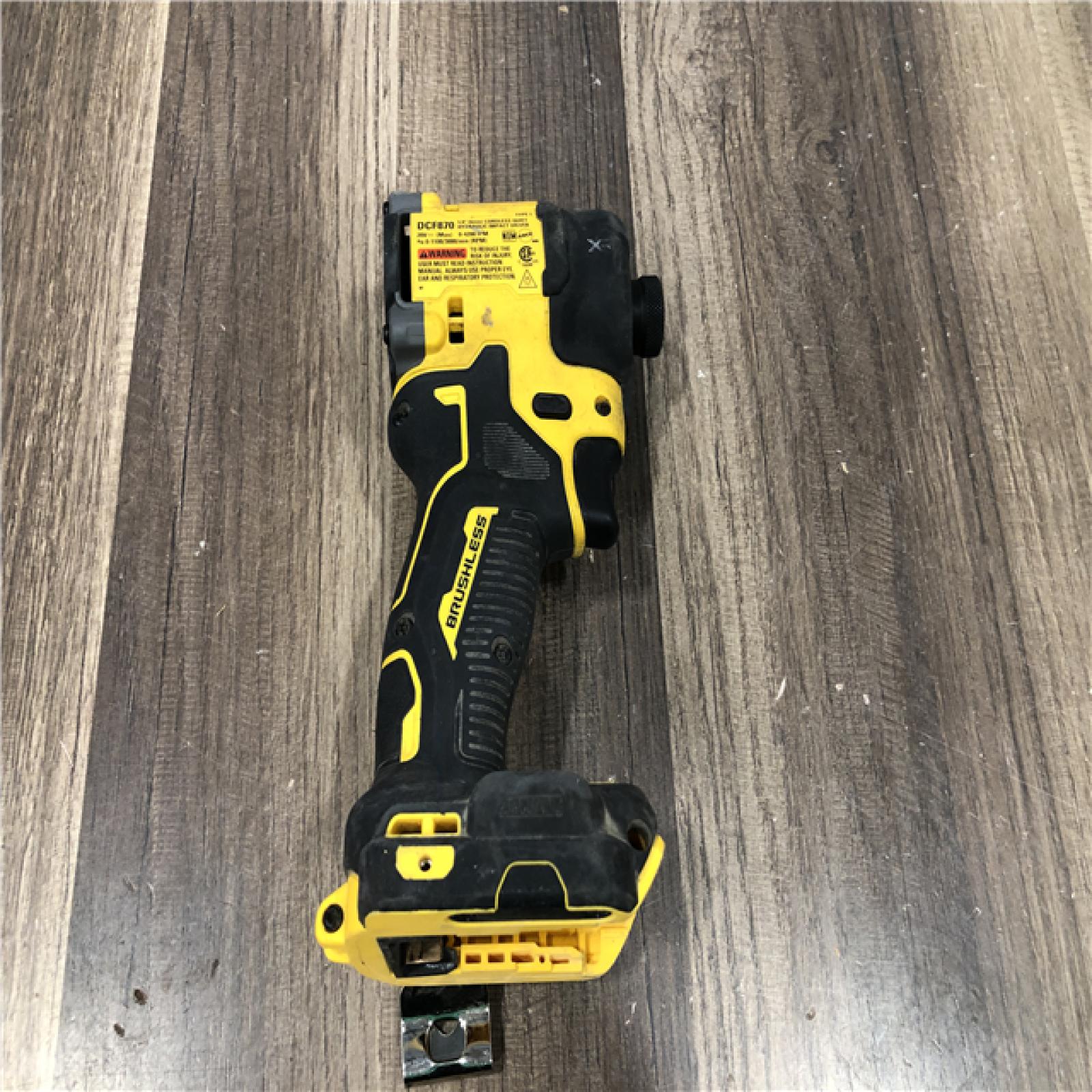 AS-IS DEWALT 20V XR Brushless Cordless 1/4 in. Quiet Hydraulic Impact Driver (Tool-Only)