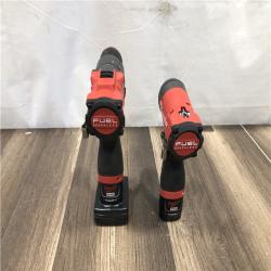 AS-IS Milwaukee FUEL 12-Volt Lithium-Ion Brushless Cordless Hammer Drill and Impact Driver Combo Kit