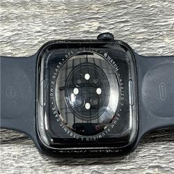 AS-IS  Apple Watch Series 7 45mm GPS Midnight Aluminum Case - Midnight Sport Band
