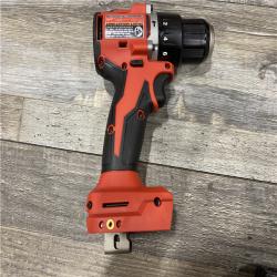 AS-IS Milwaukee 18V Lithium-Ion Brushless Cordless 1/2 in. Compact Hammer Drill/Driver Kit