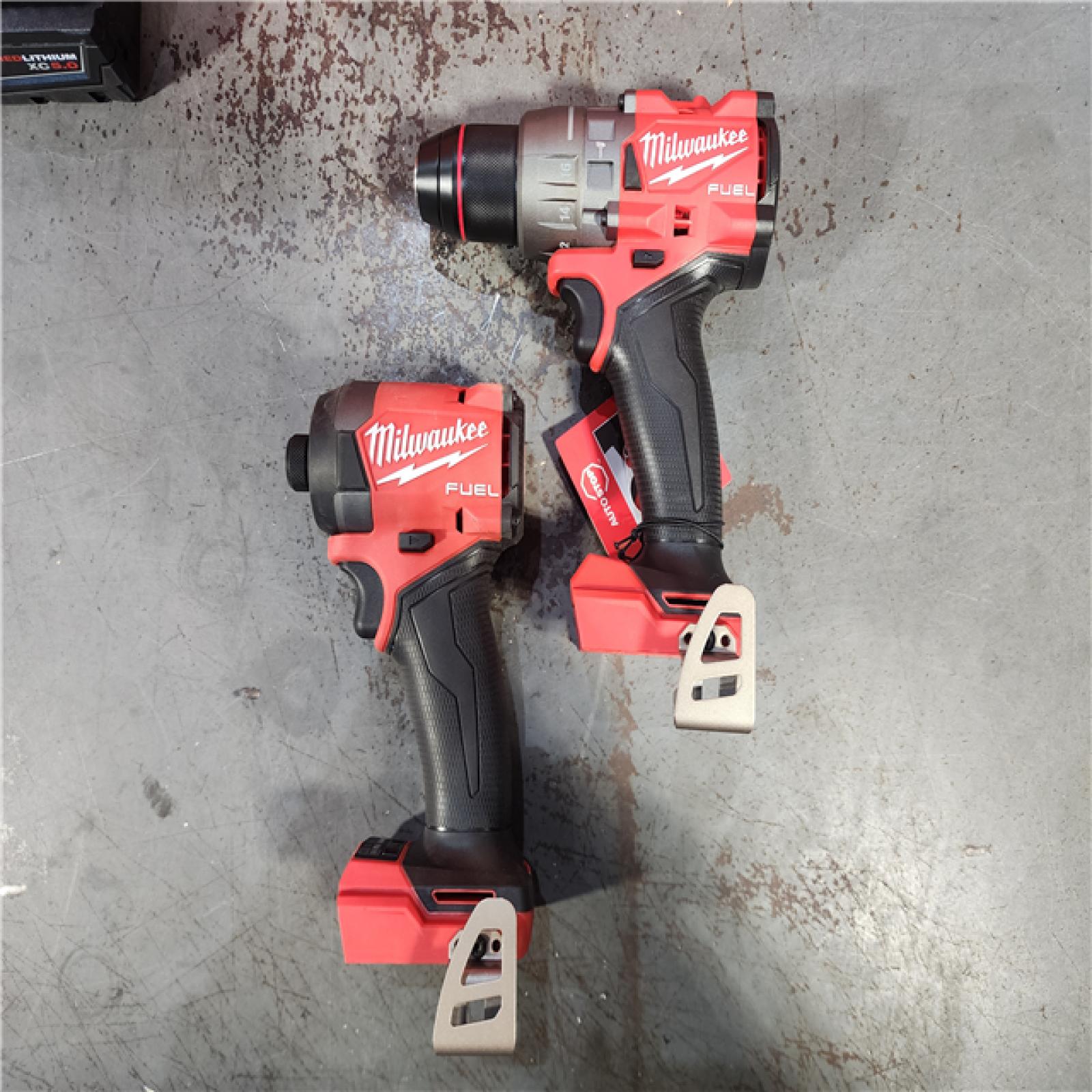 HOUSTON LOCATION - AS-IS (APPEARS LIKE NEW) M18 FUEL 18V Lithium-Ion Brushless Cordless Hammer Drill and Impact Driver Combo Kit (2-Tool) with 2 Batteries