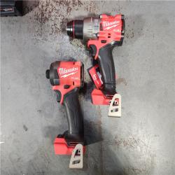 HOUSTON LOCATION - AS-IS (APPEARS LIKE NEW) M18 FUEL 18V Lithium-Ion Brushless Cordless Hammer Drill and Impact Driver Combo Kit (2-Tool) with 2 Batteries