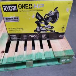 California NEW Ryobi One+ 18V Brushless 10 Sliding Compound Miter Saw Kit