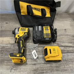 AS-IS DEWALT Atomic 20V Max Lithium-Ion Brushless Cordless Compact 1/4 in. Impact Driver Kit