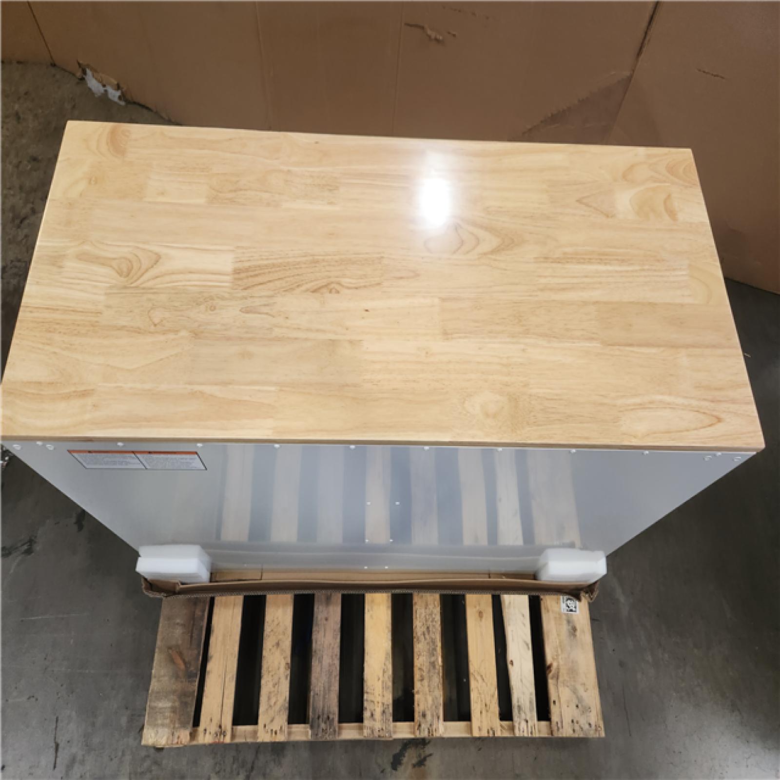 Phoenix NEW Husky Tool Storage 46 in. W x 18 in. D 9-Drawer Gloss White Mobile Workbench Cabinet