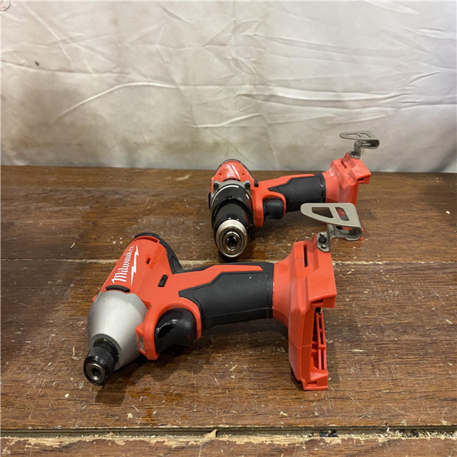 AS-IS  Milwaukee M18 Compact Brushless 2-Tool Combo Kit