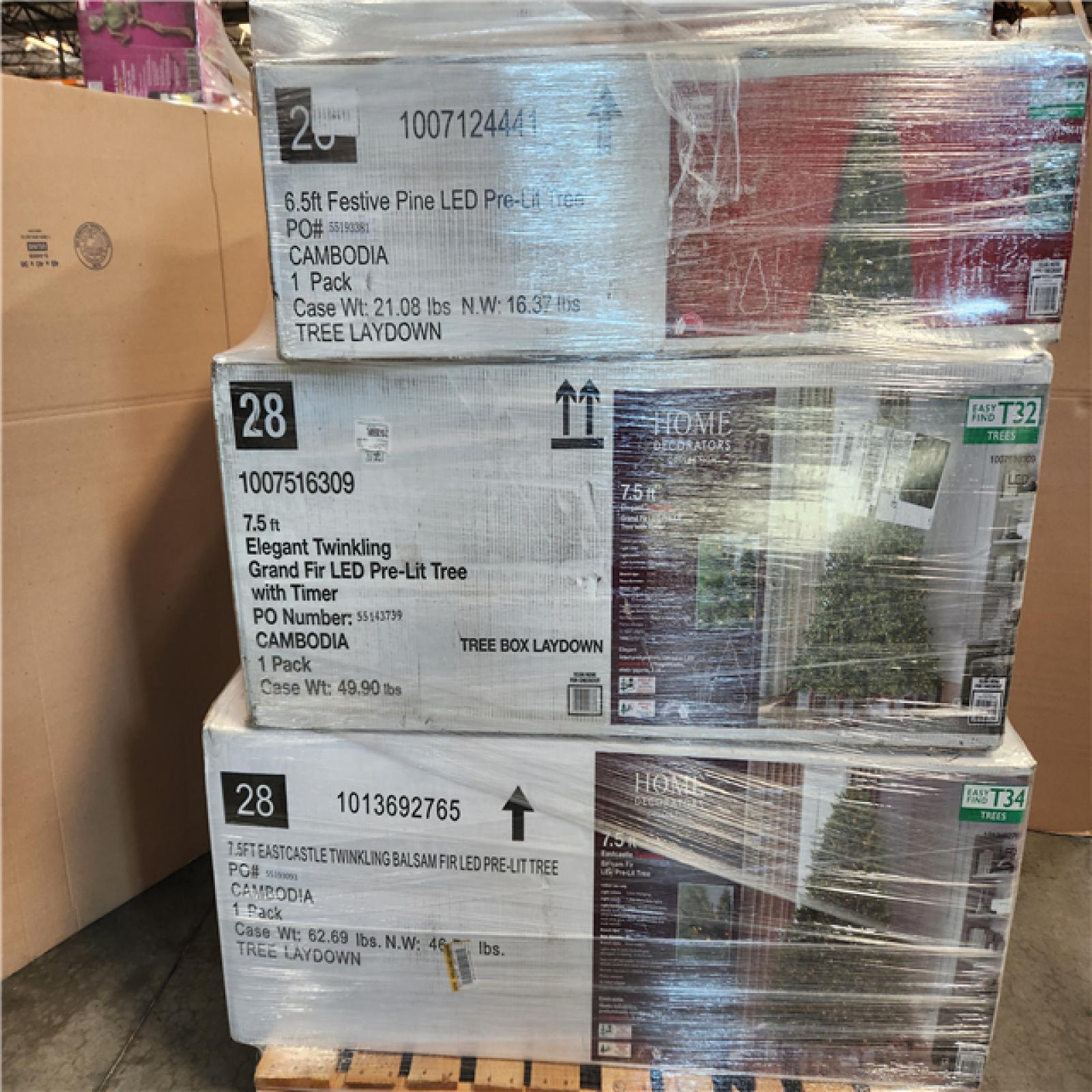 California AS-IS Holiday Pallet