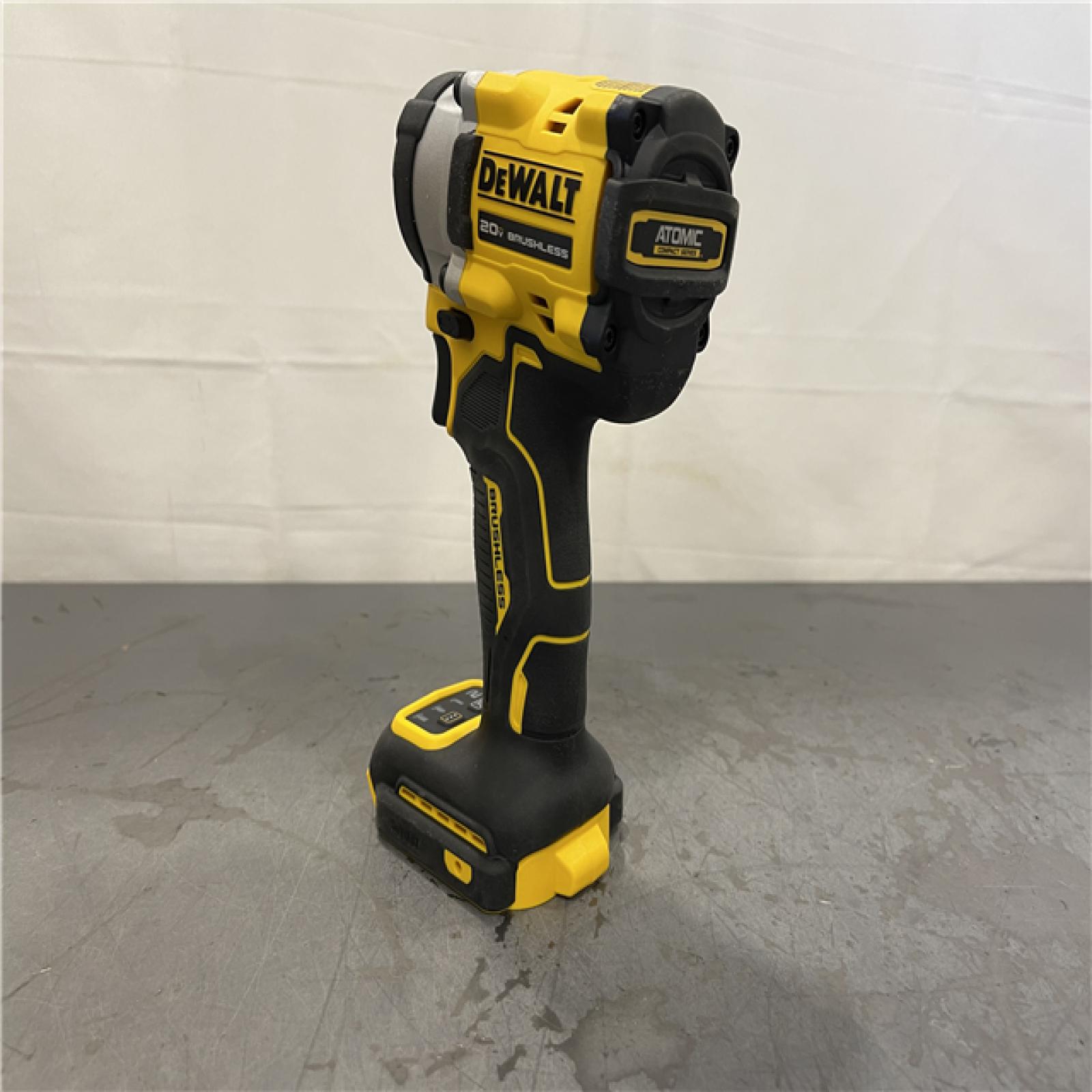 AS-IS - DEWALT ATOMIC 20V MAX Cordless Brushless 1/2 in. Variable Speed Impact Wrench