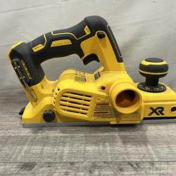 AS-IS DEWALT 20V MAX XR Cordless Brushless 3-1/4 in. Planer (Tool Only)
