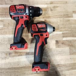 HOUSTON LOCATION - AS-IS Milwaukee 18V Lithium-Ion Cordless Drill Driver/Impact Driver Combo Kit